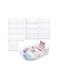16 Pcs Desk Drawer Organizers Trays Set Clear Plastic Storage Bins Bathroom Drawer Tray Dividers Vanity Trays Organizer for Bedroom Dresser Makeup Kitchen Utensil Office
