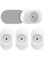 MAKINGTEC Baby Safety Gate Wall Protector, Pressure Mount No Punch Guard Fence Anti-Slip Mat Protector, Protect Pets and Dogs Gate Wall Stair Door Frame (White)
