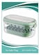 Ice Cube Tray, Easy Release 28pieces Molds and 26pieces Circle Ball Trays Bpa Free Stackble Spill Resistant Removable with Portable Storage Bucket, Scoop Green