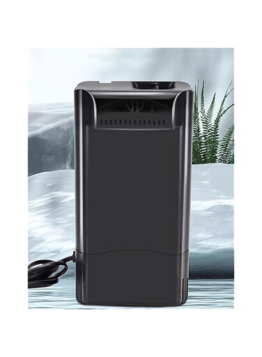 NALACAL Turtle Tank Filter, 3-Stage Bio-Filtration Low &amp; Adjustable Quiet Internal Aquarium Filter, Ideal for Low Water Levels and Aquariums up to 50 Gallons, Perfect for Turtles, Shrimp, Frogs (16W)