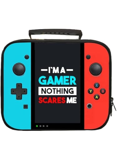 Azonee Game Lunch Box, Insulated Video Game Lunch Bag for Boys &amp; Girls, Portable Reusable Lunch Box for School, Office, Travel, Picnic, Hiking, Beach Activities