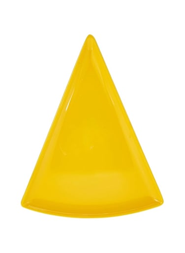 Servewell Yellow Pizza Plate,Yellow