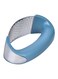 Steel Garlic Press Dark Blue/Silver 12x6x6cm