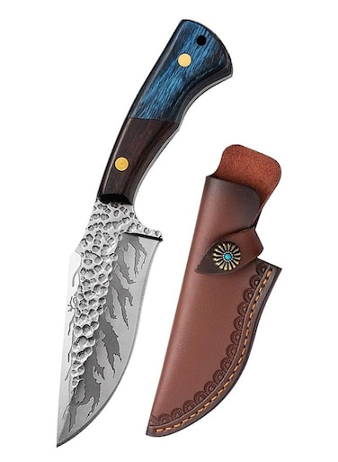 Chef's Meat Cutting Knife Kitchen Boning Knife Stainless Steel Cleaver Slicing Knife High Hardness Butcher Knife with Cover