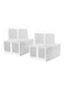 Skubb Shoe Organizer Set White/Black 22x34x16cm