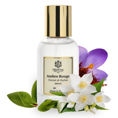 From France Аmbre Rouge 30ml - Floral Oriental Scent with Saffron &amp; Jasmine - Luxury Fragrance - Long Lasting With Amber Wood Notes
