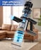 Cordless Vacuum Cleaner, 50 Mins/40 KPA, Battery Vacuum Cleaner with Geen LED, Wireless Cleaner with Upgraded Floor Brush, Vacuum Cleaner Battery for Pet Hair, Blue