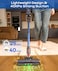 Cordless Vacuum Cleaner, 50 Mins/40 KPA, Battery Vacuum Cleaner with Geen LED, Wireless Cleaner with Upgraded Floor Brush, Vacuum Cleaner Battery for Pet Hair, Blue