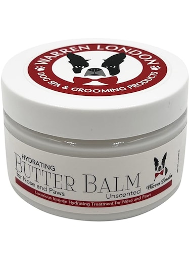Warren London Hydrating Butter- Balm for Dog Nose &amp; Paws - Unscented 4oz - Made in USA