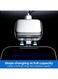 Stop Charge Smart Charge Type-C Adapter, Auto Disconnect Overcharge Protection, Universal for Smartphone and Tablet USB Charging
