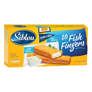 Siblou 10 Fish Fingers, 250g