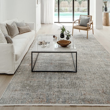 Jacob Sandy 500 x 400 cm Carpet Centre Home Designer Rug for Bedroom Living Dining Room Office Soft Non-slip Area Textile Decor
