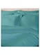 COLLECTION Stripe King Teal Blue Duvet Cover set with 2 Pillow Case 240x260 cm