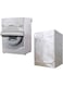 Lonimia Washing Machine Cover, Washer Dryer Cover, Polyester Material Zipper Design Waterproof Dustproof Adjustable Hood, Suitable for Toilet, Kitchen, Bathroom, Kitchen Etc