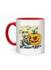 Styles Halloween Evil Wanna Play Printed Mug White/Red