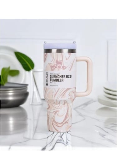 Quencher H2.0 FlowState 40oz Stainless Steel Vacuum Insulated Tumbler with Reusable Straw and Leak-Resistant Lid   Keeps Drinks Cold for 40 Hours or Hot for 7   Ideal for Water, Coffee, Iced Tea, Smoothies &amp; More   BPA-Free, Dishwasher Safe &amp; Travel Friendly