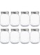 YINGERHUAN Glass Regular Mouth Mason Jars, 16 oz Clear Glass Jars with Silver Metal Lids for Sealing, Canning Jars for Food Storage, Overnight Oats, Dry Food, Snacks, Candies, DIY Projects (8PACK)