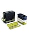 Lunchbox Lunchmate Insulated Lunch Bag Bento Lunch Bag And Box Kit With 4 Tritan Food Storage Containers And Locking Lid. Made In Korea - 530mlx2