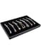 Padom Jewelry Tray Organizer, Necklace Pendant Organizer Watch Storage Rings Earrings Bracelet Organizer Tray Showcase Display Velvet Stackable Jewelry Storage (BLACK) (Necklace)