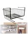 Under Shelf Basket, Multifunctional Hanging Under Cabinet Storage Organizer Wire Rack for Kitchen Pantry Black