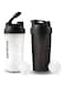 GEMFUL Shaker Bottle for Protein Mixes BPA-Free Leak Proof Smothies Mixer Water Cups 750 ML 2 Pack
