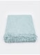 130 x 160 cm Soft Cotton Quilt Throws Light Blue Fringed Blanket for Sofa Bed Couch Premium 400GSM Decorative Boho Travel Picnic Cover