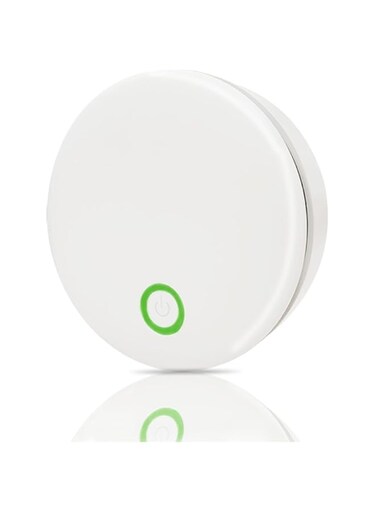 KASTWAVE Compact 2 in 1 Ozone and Ionic Air Purifier for Bedroom, Rechargeable Portable Air Cleaner, Eliminates Odors and Purifies Air, Ideal for Small Rooms, White