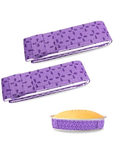 Baking String Cake Pan Strips, 2 Pieces, Bake Even Strip Belt for Moist Level Cake