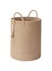 TAPIT Storage Basket Woven Baskets for Storage Cotton Rope Basket for Toys Clothes Shoes Organizer with Handles Living Room Home Decor Decorative Woven Baskets for Storage (A Brown 50 * 40cm)