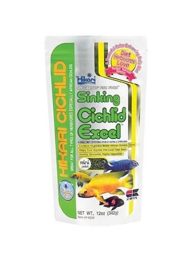 Hikari Sinking Cichlid Excel Mini Fish Food - 342G