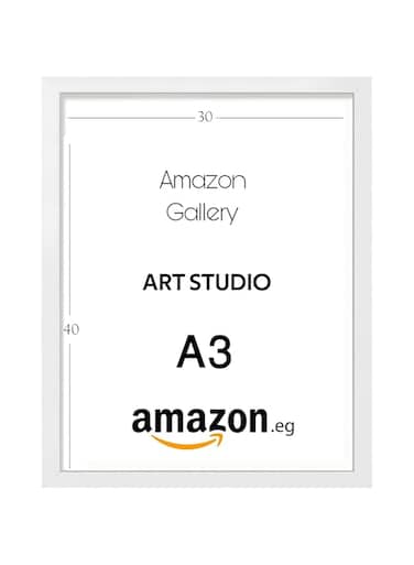 Photo Frame A3, Wall Decor 30X40 CM (White-M)