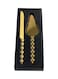 Cake Knife And Server Set Gold