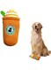 PETSARY Starbarks Frenchie Roast Coffee Cup Shaped With Straw Dog Toy - Unique Squeaky Parody Design Plush Dog Toy - Soft Bite-Proof Stuffed Teething - Puppies Cup Small Medium for All Breeds - Brown