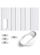 KASTWAVE Portable Air Conditioning Window Kit with Coupler Adjustable Window Seal AC Window Seal for AC Units, Sliding AC Exhaust Pipe Kit for 5" Diameter Duct Universal