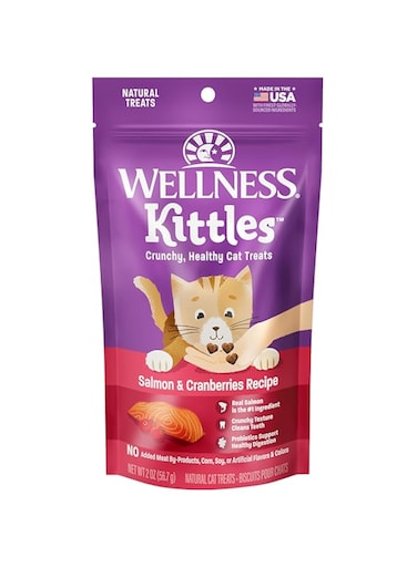 Wellness Pet - Grain Free Kittles Cat Treats Salmon &amp; Cranberries Recipe 2 Oz. 173121