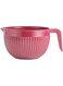 Delcasa Mixing Bowl with Handle and Pouring Spout, Assorted Color, 3500 ml, DC2557