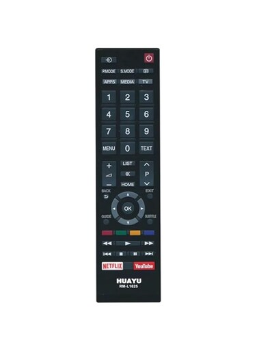 RM-L1625 Universal Remote Compatible For Toshiba Tv 50U5069EE 50U5069EV 50U5069EA 55U5069 Remote Control Ct8054 Ct-8509 CT-90336 with Youtube Netflix Button
