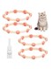 Azonee Flea Collar for Cat Kittens, 32 Months Cat Flea and Tick Collar Protection, 4 Pack Adjustable Flea Collar for Cats with Essential Oils, Flea and Tick Prevention for Cats Collar
