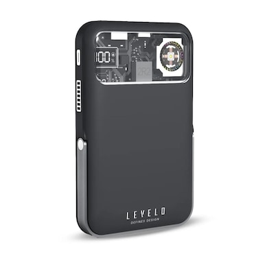 Levelo Osaka 10000mAh Portable Power Bank with PD 20W, Kickstand &amp; LED Display