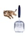 Joyzzz Metal Cat Litter Scoop, Durable Large Litter Box Sifter with Ergonomic Long Handle, Kitten Pooper Lifter Works with All Type of Cat Litter, Metal Kitty Litter Scooper for Litter Box (Blue)