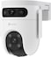 EZVIZ by Hikvision 3K H9C Dual-Lens 4K(5MP+5MP) Pan &amp; Tilt Wi-Fi Camera 2-Way Talk AI-Powered Human/Vehicle Detection Active Defense with Siren and Strobe Light Weatherproof Design Upto 512GB Support