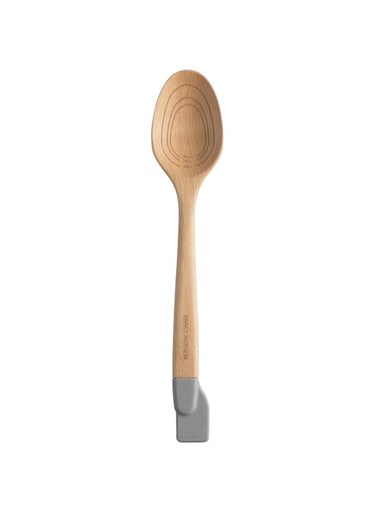Mason Cash Innovative Kitchen 2-in-1 Solid Spoon and Jar Sc, 34 cm, Beechwood/Silicone
