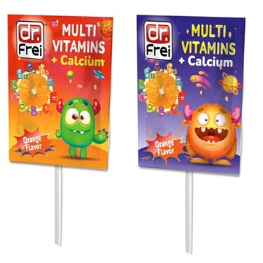 Dr.Frei Multivitamins + Calcium Pack Of Lollipops 10S