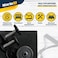 10 Anti-vibration washing machine mat 60 x 60 x 1 cm.