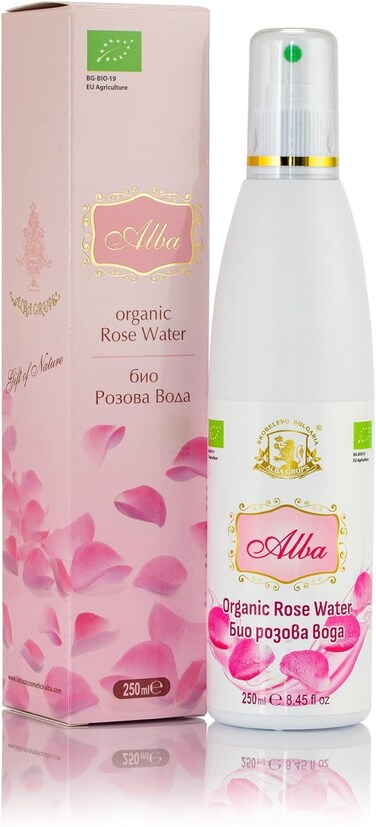 Alba Rose Water Spray Refreshing Facial Mist for Glowing Skin 250ml