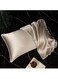 Silk Pillowcase Premium Cotton Pillow Case Breathable &amp; Durable