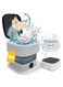 YOUWE7 Upgraded Foldable Mini Washer, 10L Portable Washing Machine 3 Modes Deep Cleaning Half Automatic Mini Washing Machine for Underwear, Socks, Baby Clothes Perfect for Camping, Travelling