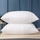 MAXQON Set of 2-Bed Pillow Single Piping Hotel Standard Extra Soft Microfiber Anti Allergic&amp;Anti-bacterial,  Size(50x70CM)