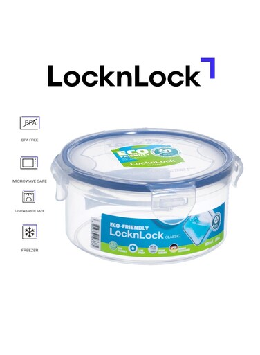 &amp; LOCK LocknLock 600ml Round Airtight Food Storage - BPA-Free, Microwave, Freezer, and Dishwasher Safe