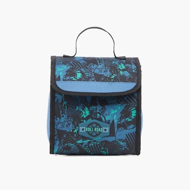 road Lunch Bag - Soccer - 1Cmprt - Printed (Polyester) Blue \ 20X23X14Cm